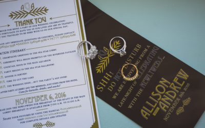 What decorations do you need for a wedding reception?