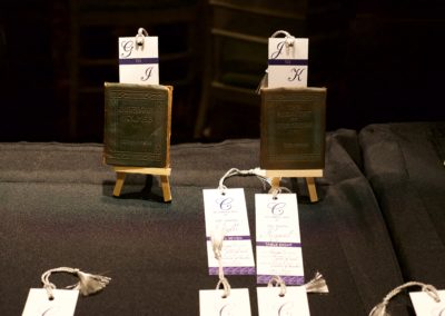 bookmark escort cards for wedding, bookmarks with tassel