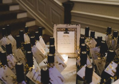 wine favors for wedding