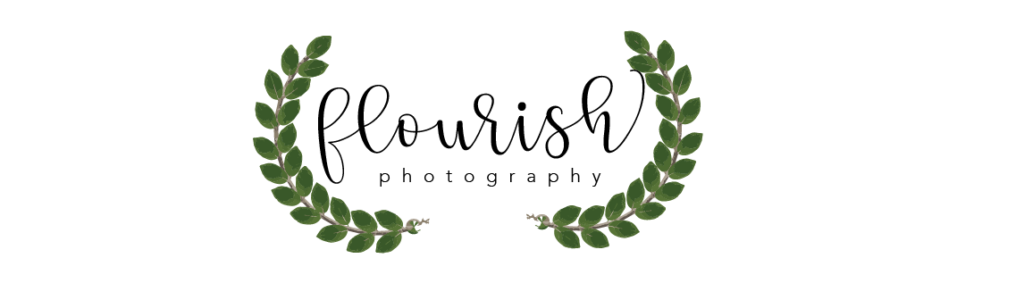 laurel and script wedding photographer logo