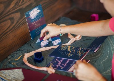 revelry + heart custom stationery for beauty and bordeaux styled wedding shoot