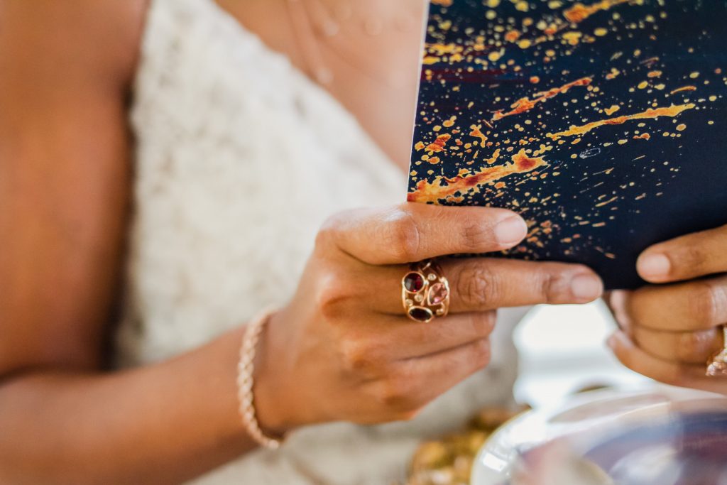 revelry + heart custom stationery for beauty and bordeaux styled wedding shoot