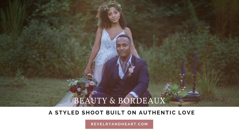 Navy & Bordeaux- A styled shoot built on authentic love