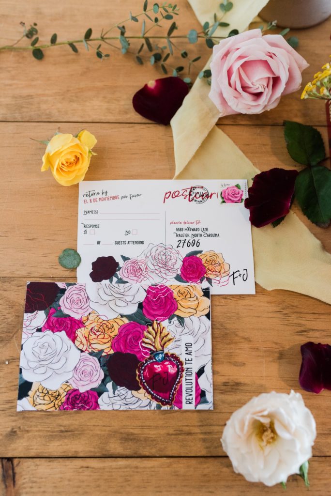 RSVP Postcards, Frida + Joe Designspo by revelry and heart