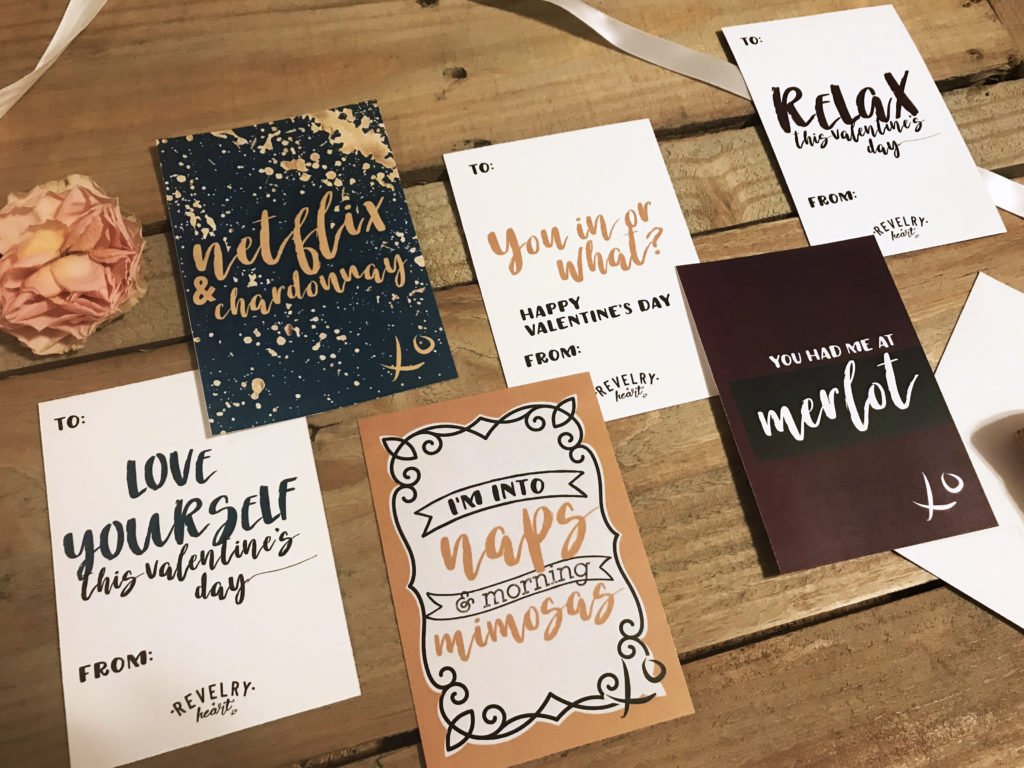 wine, merlot, chardonnay, mimosas, valentine, galentine, set, pack, bff, bestie, wine, winentine, love yourself, gal, valentine's day, greeting card, 