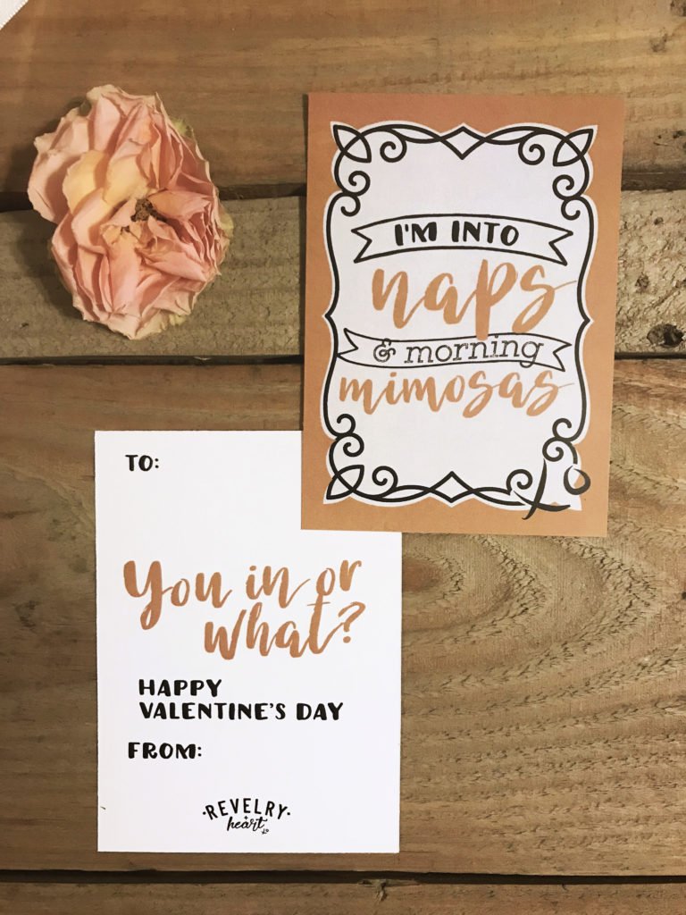 mimosa, card, custom, valentine, greeting, card, bestie, gal pal, best friend, bff, brunch, naps, napping, nap, custom, revelry, heart