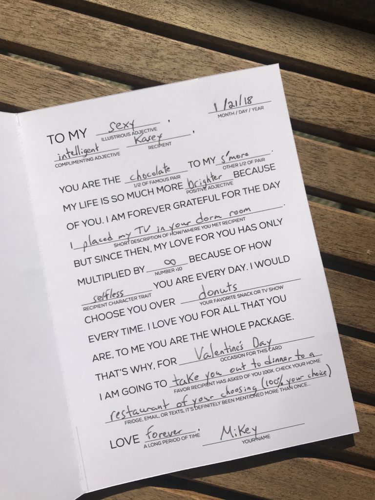 mad-lib, card, husband, wife, boyfriend, girlfriend, hilarious, heartfelt, card, birthday, valentines, valentine's, anniversary, mother's day, dating, marriage, funny, the, card, you've, always, wanted, revelry, heart