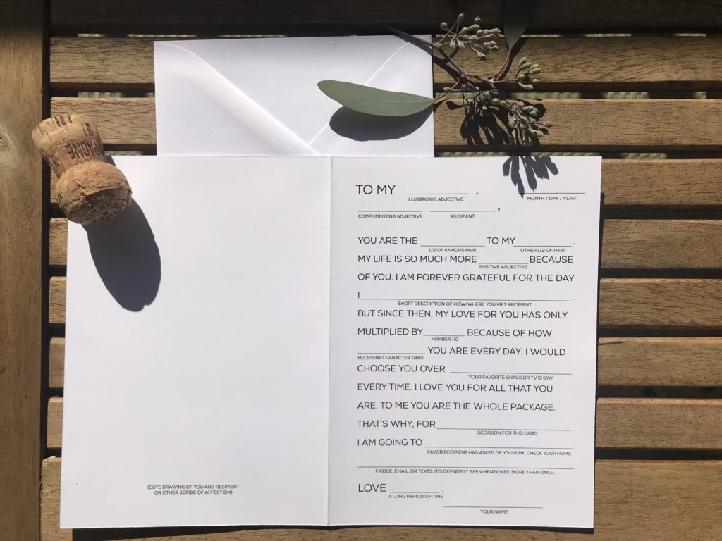 The Ultimate Card by revelry and heart