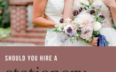 Sentimental? Overwhelmed? 3 types of people who should hire an invitation artist for their wedding invitations